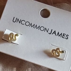 Uncommon James Gold Snake Earrings